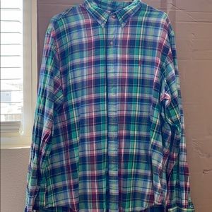 Plaid colored Polo dress shirt